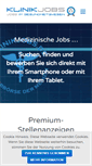 Mobile Screenshot of klinikjobs.de